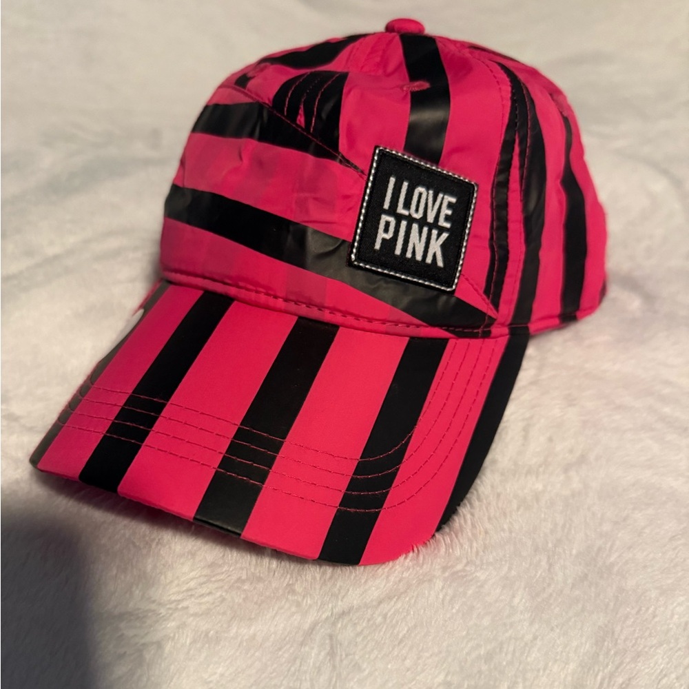 💕NEW~VS PINK STRIPED HAT💕 - Picture 3 of 10